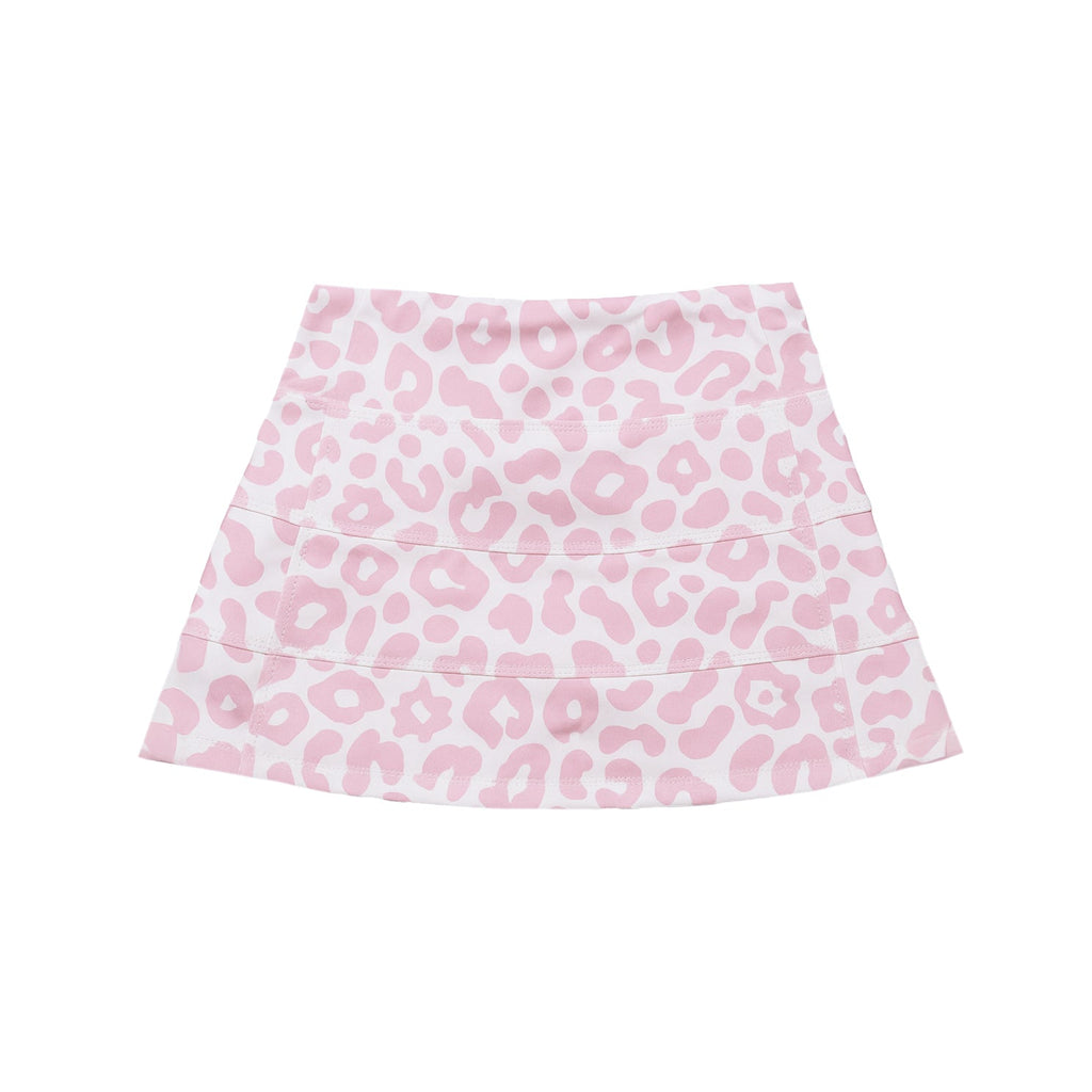 Pink Leopard Tennis Skort