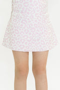 Pink Leopard Tennis Skort