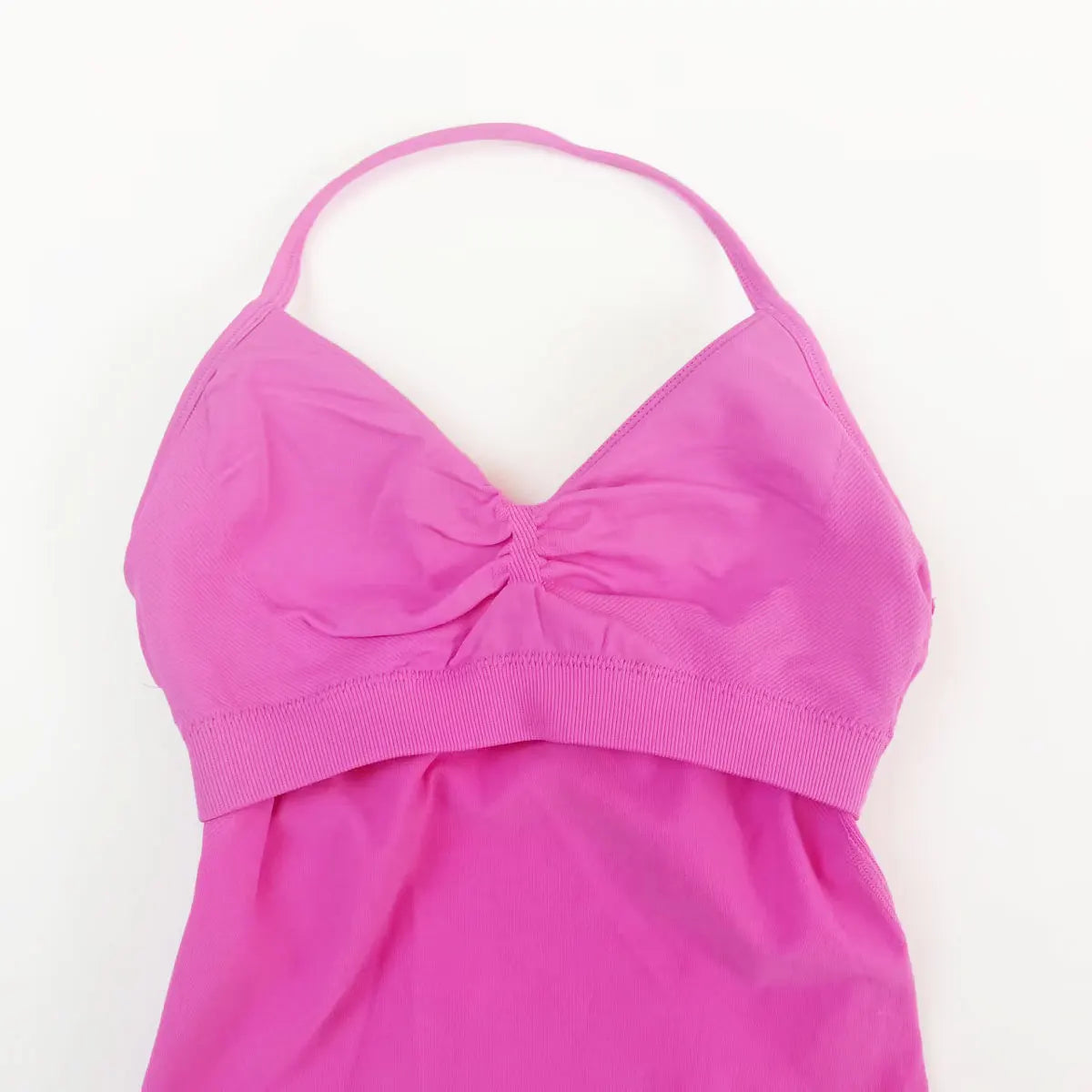 NCLAGEN Impact Longline Strappy Top Sports Yoga Vest Women's Fitness Tank Top Gym Beautiful Open Back Bra Running Workout Halter